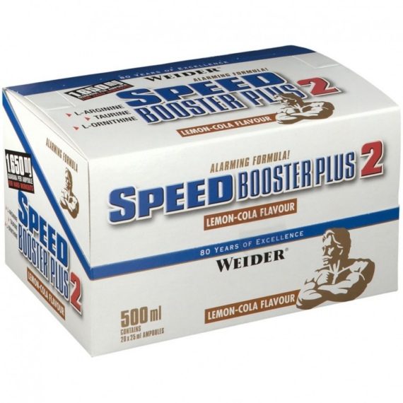 Weider Speed Booster Plus2 500 ml (20x25 ml) energiafokozó