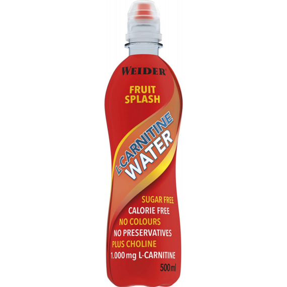 Weider L-Carnitine Water 500 ml zsírégető ital - vegyesgyümölcs