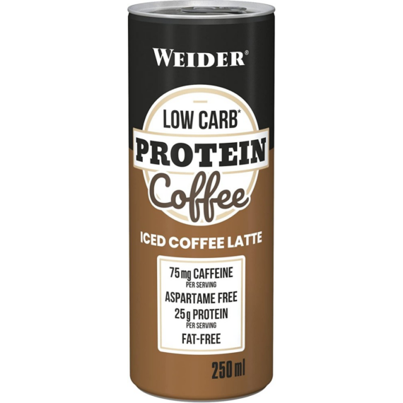 Weider Low Carb Protein Shake 250 ml fehérje ital - coffee