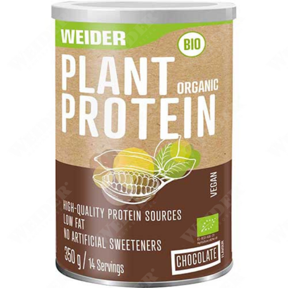 Weider Plant Organic Protein 350 g vegán fehérjepor - csokoládé