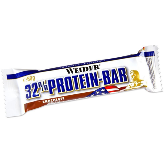 Weider 32% Protein Bar 60 g fehérje szelet (24db/doboz) - csokoládé