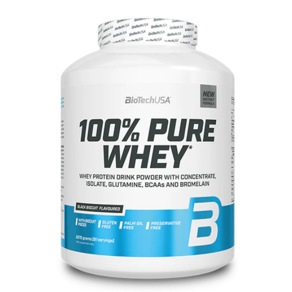 100% Pure Whey 2270g black biscuit