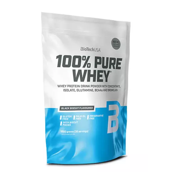 100% Pure Whey 1000g black biscuit
